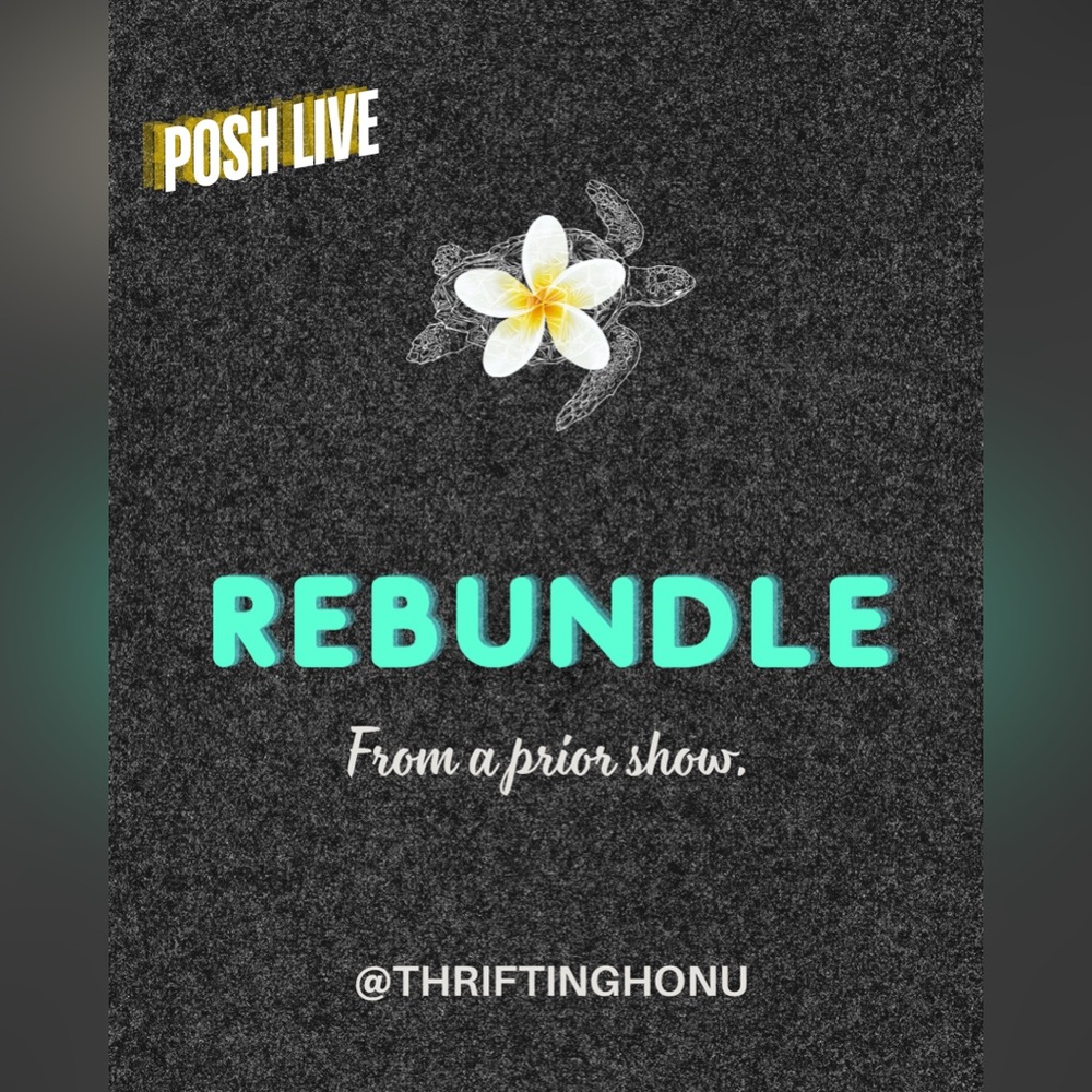 Rebundle From a Prior Show